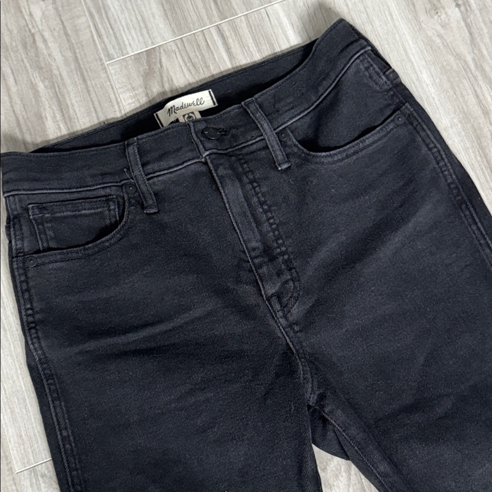 Madewell Charcoal Denim Pants